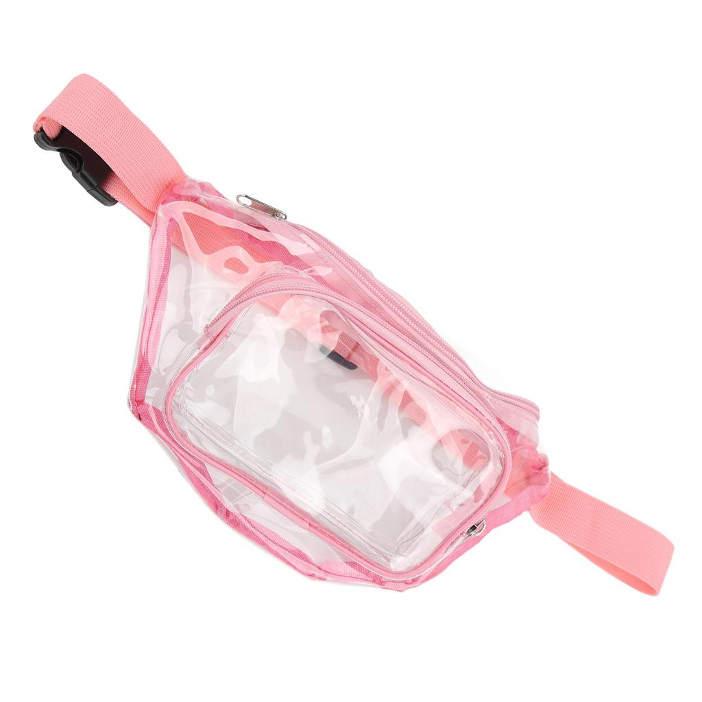 Transparent Fanny Pack PVC Water Resistance Multipurpose Waist Bag for Travel