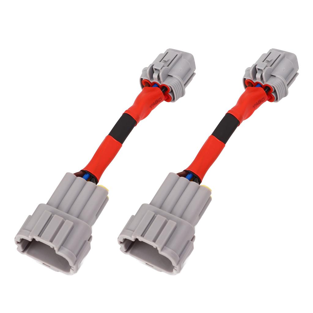 2PCS Headlight Conversion Adapter Wiring Harness Dustproof Fit for 350z 2003?2005