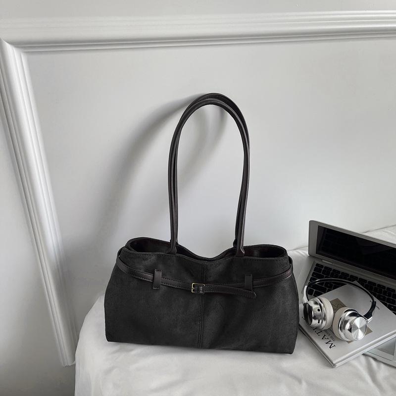 

Сумка-тоут под мышкой большой вместимости премиум-класса, женская осенне-зимняя новая ретро-универсальная сумка для поездок на работу, сумка через плечо