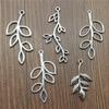 10pcs Branch Charms Antique Silver Color Branch Charms Pendants For Bracelets Tree Leaves Charms Making Jewelry