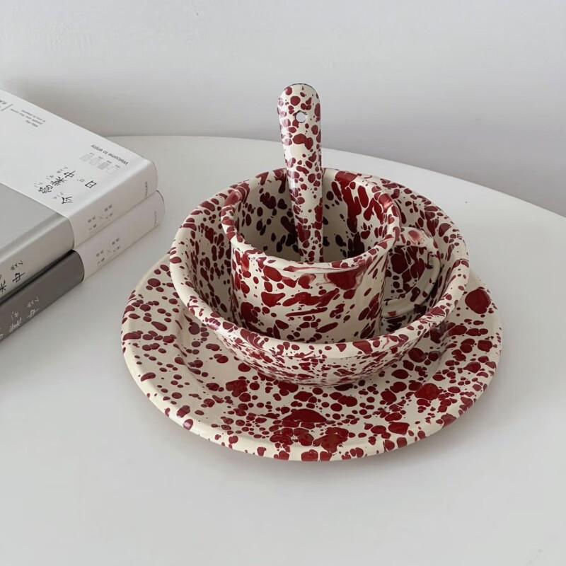 Ретро эмалированная посуда для завтрака Shangqi