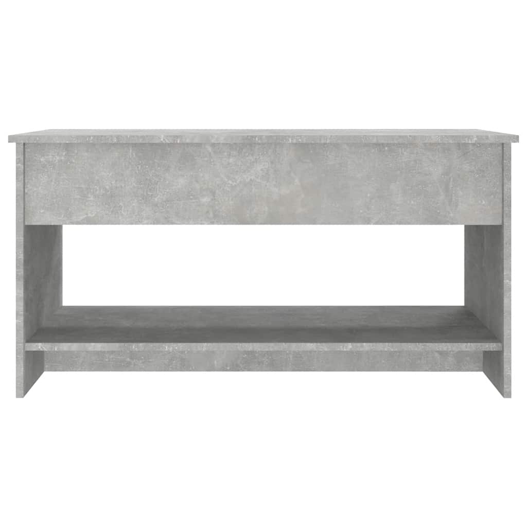 Vidaxl Couchtisch, Beton Grau, 102X50X52,5 Cm