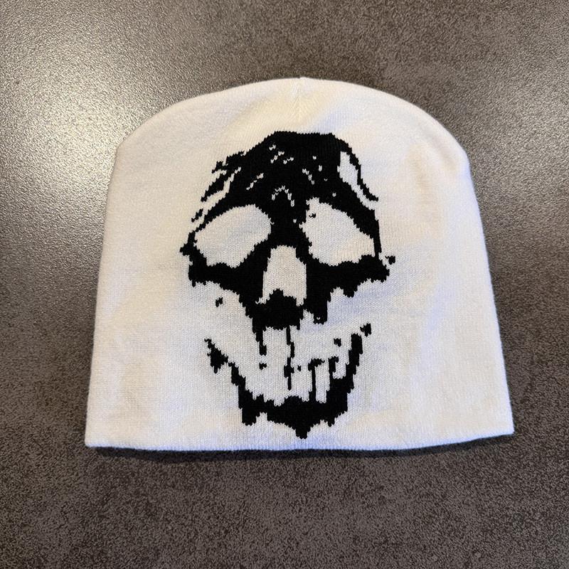 

Knit Hat For Winter With Thermal Acrylic Fabric For Men And Women Outdoor Wear White