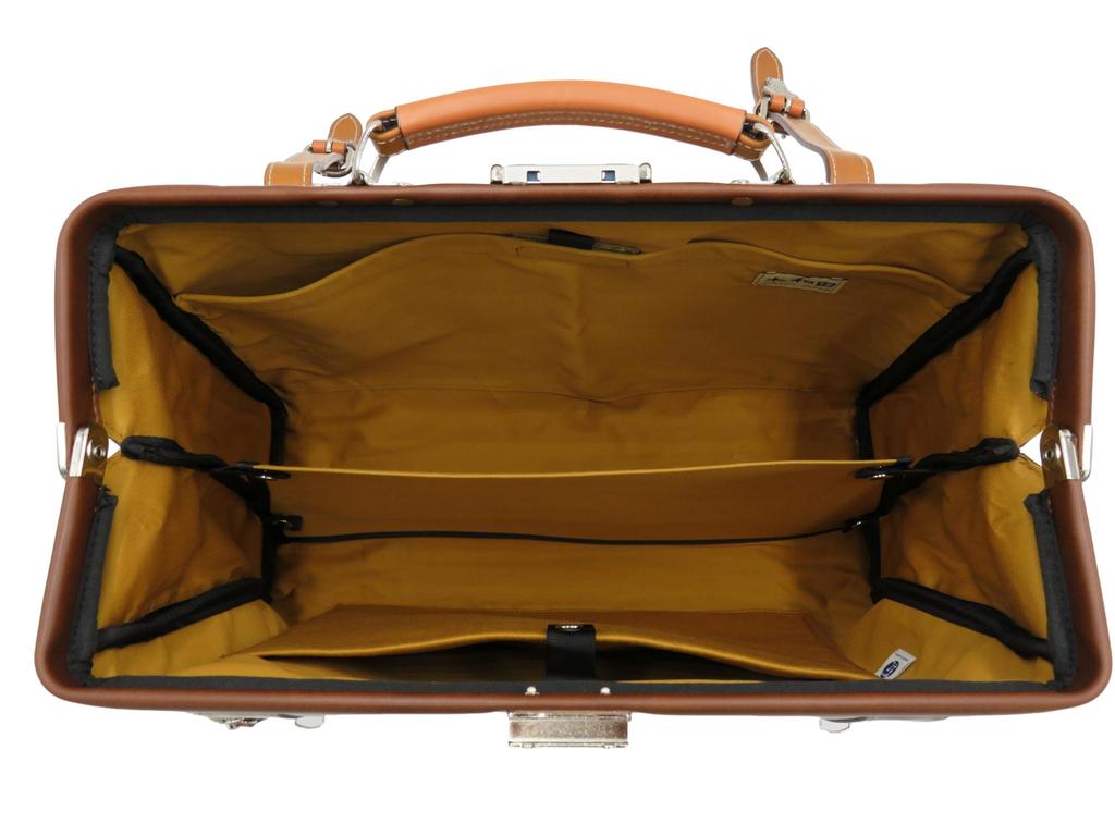 [Kiwada] Patrick Horizontal Dulles Business Backpack, Red Brown