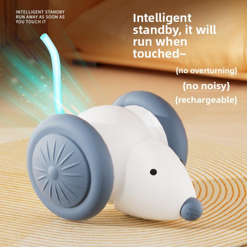 Pet Toys Electric Smart Cat and Mouse Car Self-fun Cat Toys Running Sports Car Cat Toys
