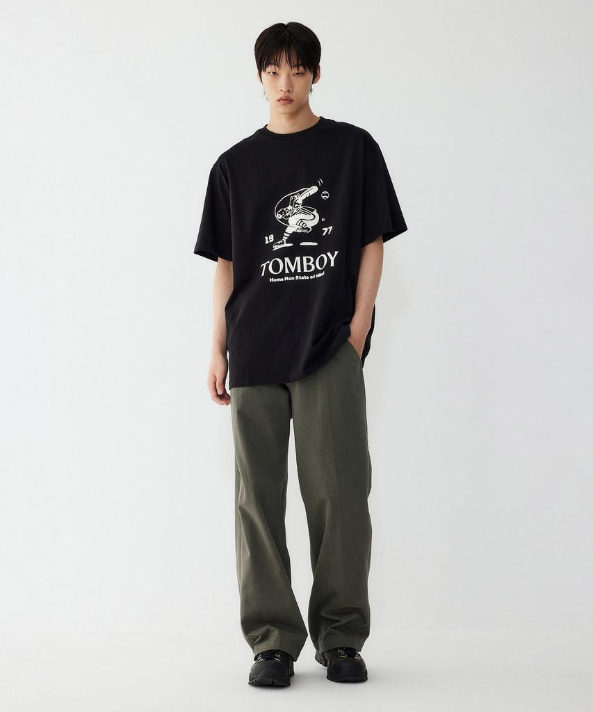 STUDIO TOMBOY [Men] Cotton Straight Pants_Khaki 9155331202