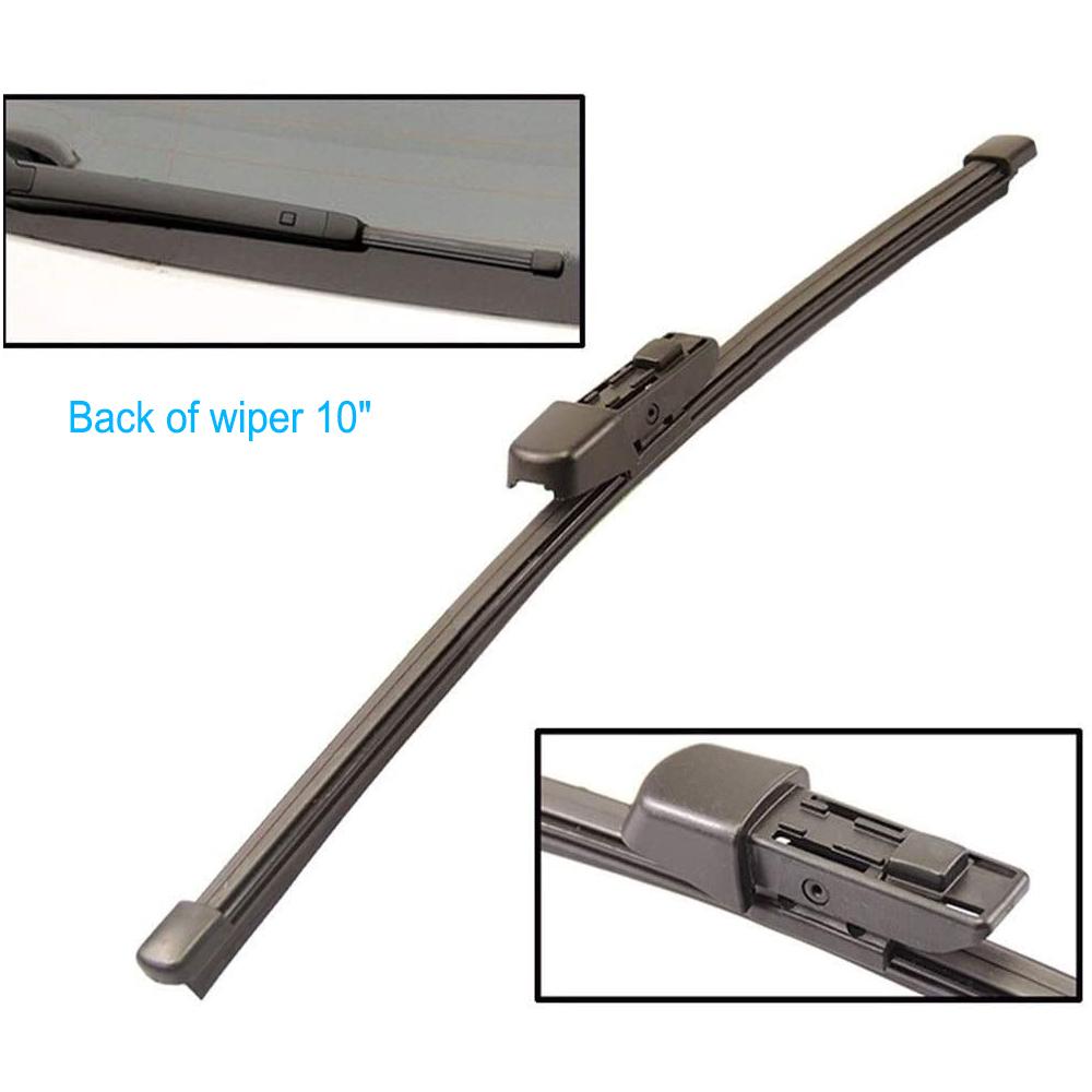 

Для Volkswagen VW Scirocco MK3 2008 ~ 2017 передние и задние щетки стеклоочистителя, резиновый набор, комплект чистящих шайб, автомобильные щетки Rear Wiper