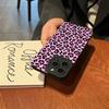 Pink Leopard Print Phone Case For iphone16 15 14 13 12 11 XR XS Pro Max14 Plus Mini Plus Lense Protection Soft Silicone Case