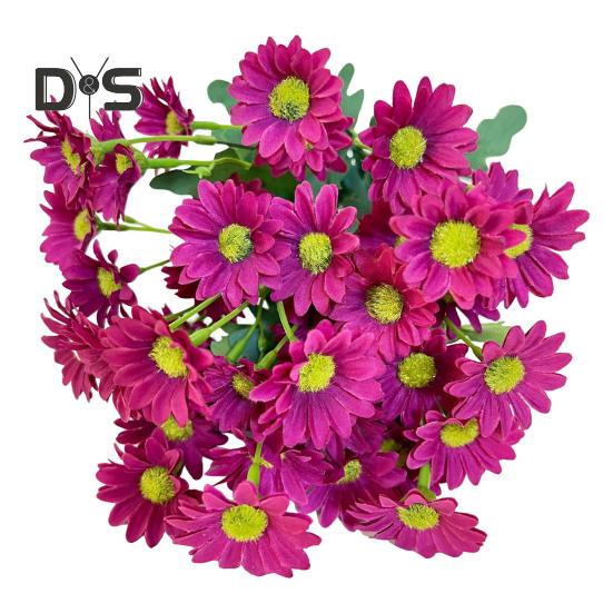 

10 шт. искусственных маргариток, подсолнухов, реалистичных искусственных шелковых цветов, устойчивых к ультрафиолетовому излучению, для свадебной вечеринки, для внутреннего и наружного сада, двора, искусственных цветов, растений, украшений розы красного