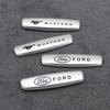 Auto Interior Cabin Tuning Accessory Parts Rigid Metal Car Seat Emblem Badge For Mustang Shelby Cobra Focus Mondeo F-150