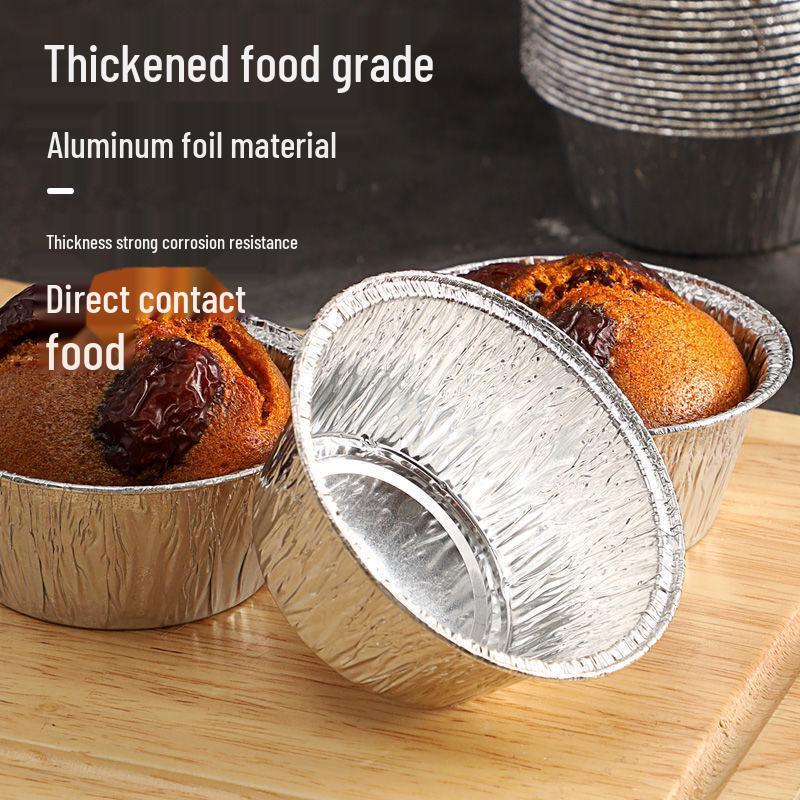 Disposable Round Aluminum Foil Tart and Baking Cups