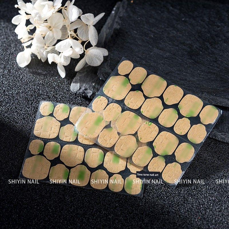 

Jelly Glue Wear Nail Nail Stickers Strong High Viscosity Nail Shaped Piece Double-Sided Adhesive Adhesive Waterproof Nano for Nail Beauty M glue jelly paste 10 pieces