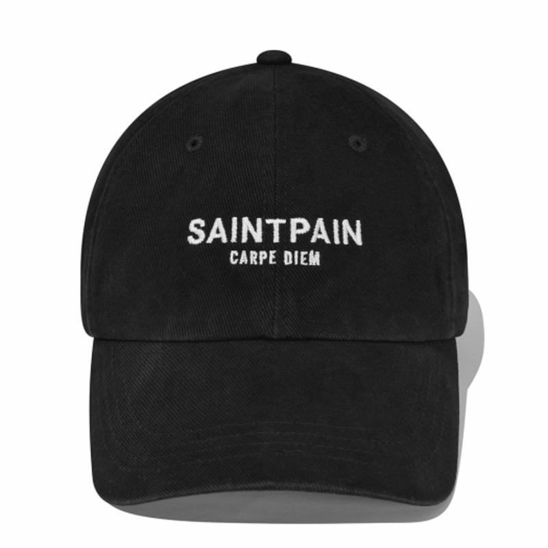 SAINTPAIN SP VRTN LOGO BALL CAP-BLACK