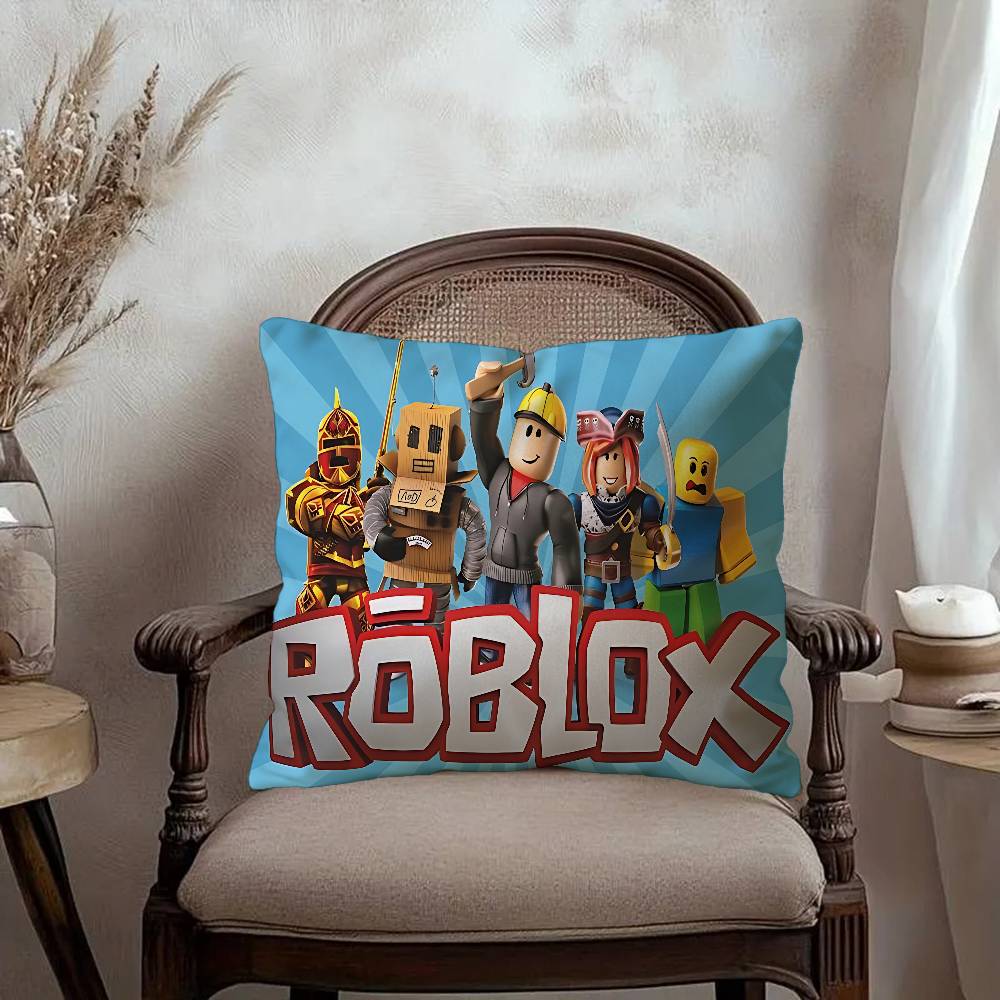 R-Roblox Game Pillow Cover Design cushion Cover decor Holiday Decorati