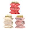 6Pcs Candy Cane Ornament Christmas Hanging Lollipop Pattern Decoration with Rope for Holiday Decor Photo Booth Props