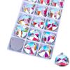 Fat Triangle Flat Bottom Hand Sewn Drill, Fat Triangle Ab Glass Flat Buckle Rhinestone Jewelry Accessories Diy Clothing Accessories