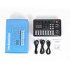F998MAX Gaming Audio Mixer Streaming Mixer With Audio Interface BT Sound Board Voice Changer Sound Card,For PC Phone