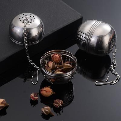 Stainless Steel Tea Infuser Tea Leaves Diffuser Spice Seasoning Ball Strainer Teapot Fine Mesh Coffee Filter Kitchen Accessories
