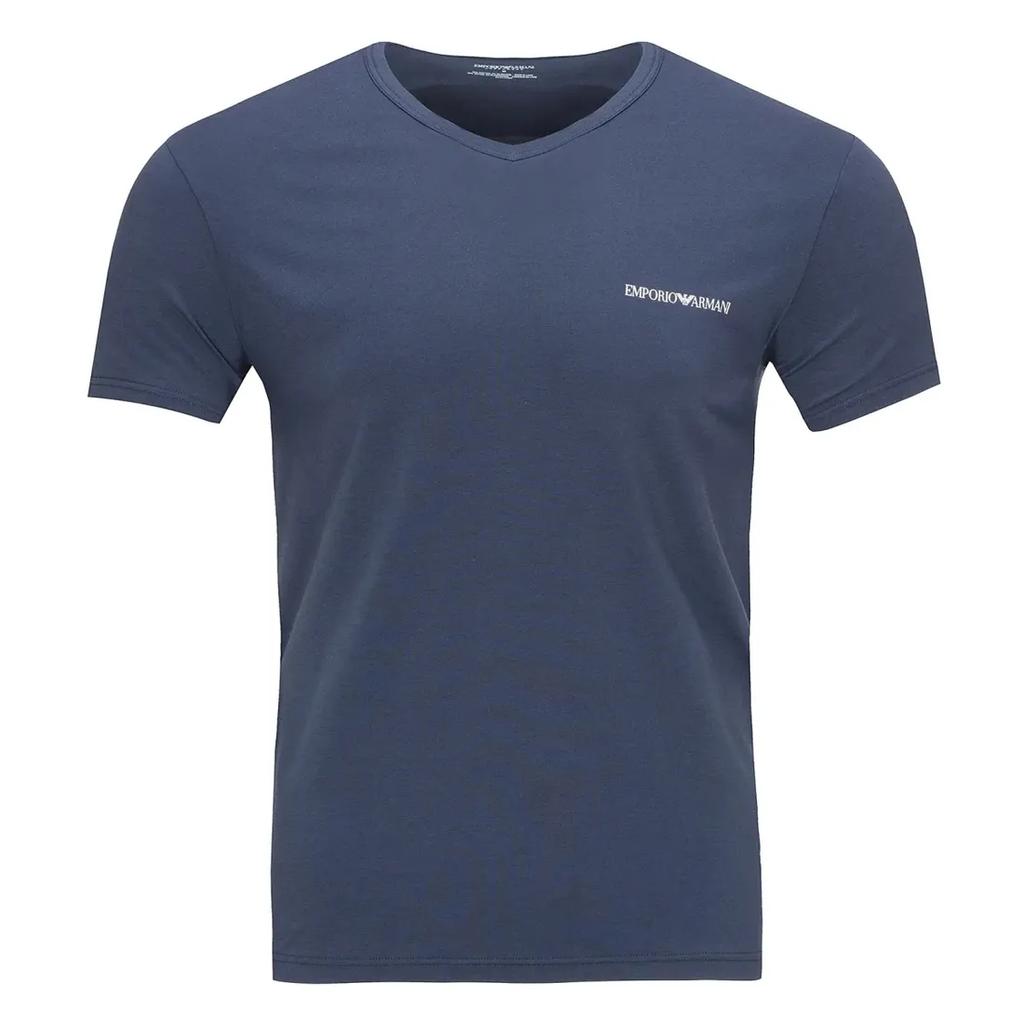 Emporio Armani t-shirt Herren-T-Shirt marineblau V-Ausschnitt 111849-1P717-17135 M