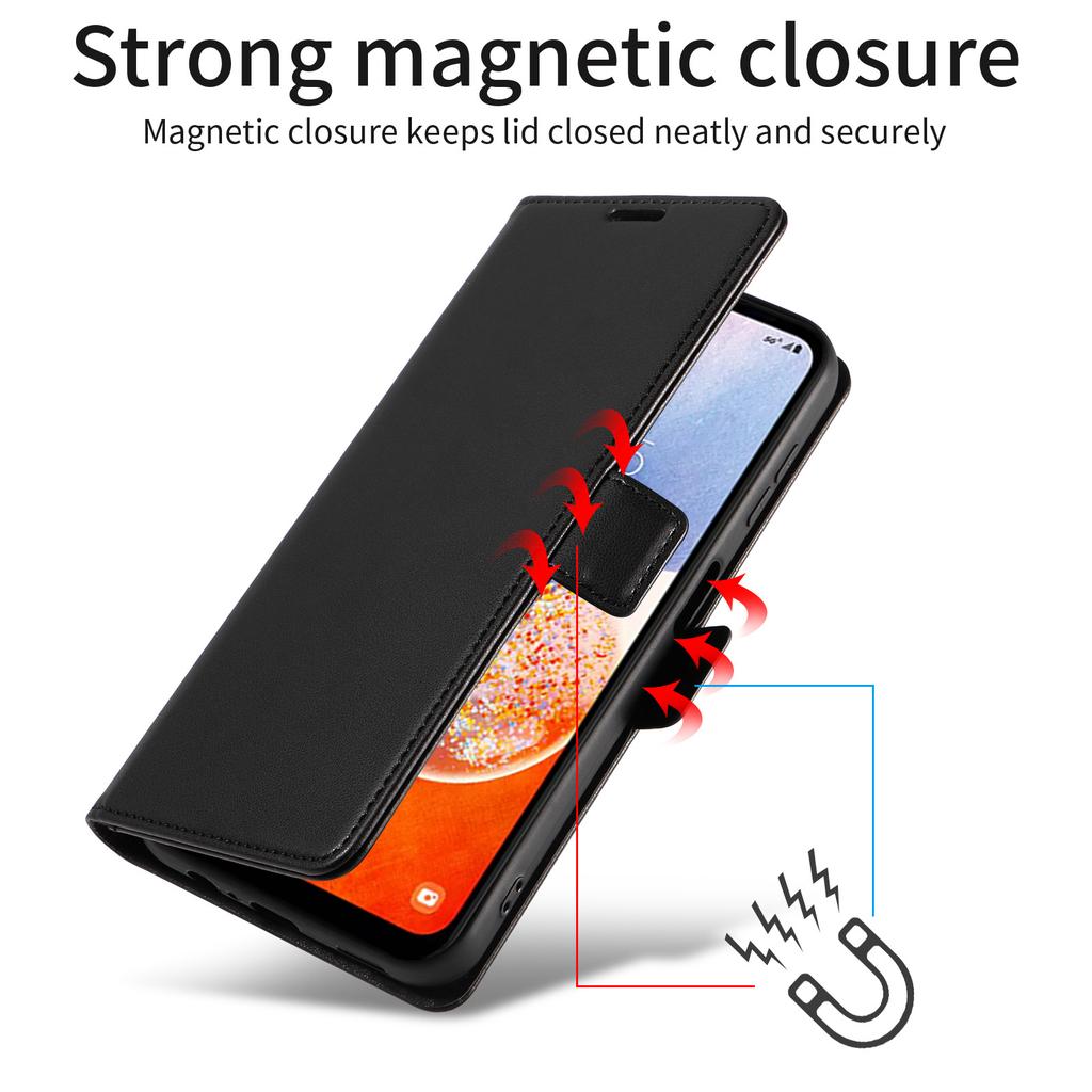 For Samsung Galaxy A15 5G/4G Case Side Magnetic Clasp RFID Blocking Leather Phone Wallet Cover