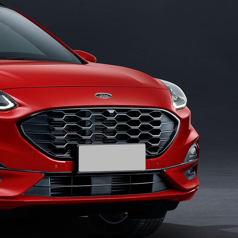 Auto Frontgrill Heckklappen-Emblem Aufkleber Vorne Hinten Emblem Plakette Aufkleber Für Ford Focus Mondeo Fiesta Line Kugo Transit Escape Fusion Explorer