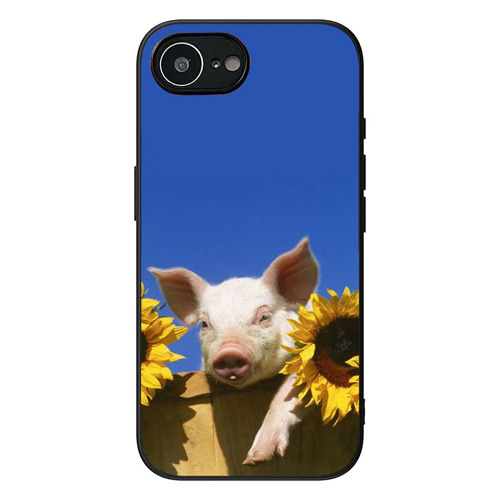 Cute Pig funny Phone Cover Case for Samsung Galaxy A36 A17 A26 A07 A35 A54 A53 A13 A33 A34 S8 S9 S20 S21 FE S10 Plus Casing
