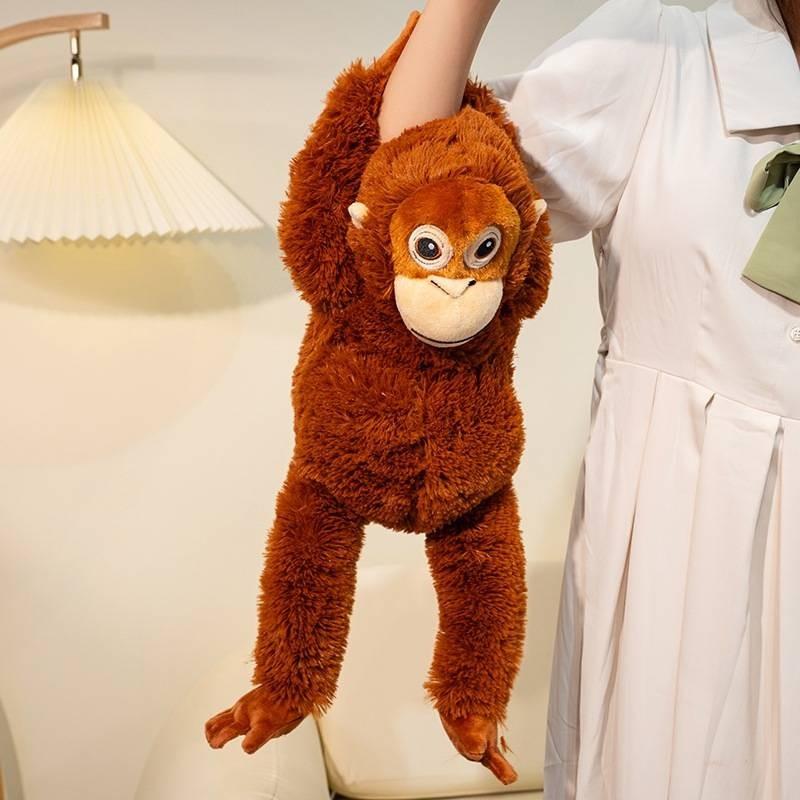 Doll Gibbon Gorilla Plush Toy Soothing Cartoon Animals Fill Embrace Gift Doll