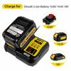 DCB112 DCB609 Lithium Battery Charger For Dewalt 10.8V 12V 14.4V 18V 20V DCB206 DCB205 DCB204 DCB203 DCB120,DCB107 DCB115 DCB105