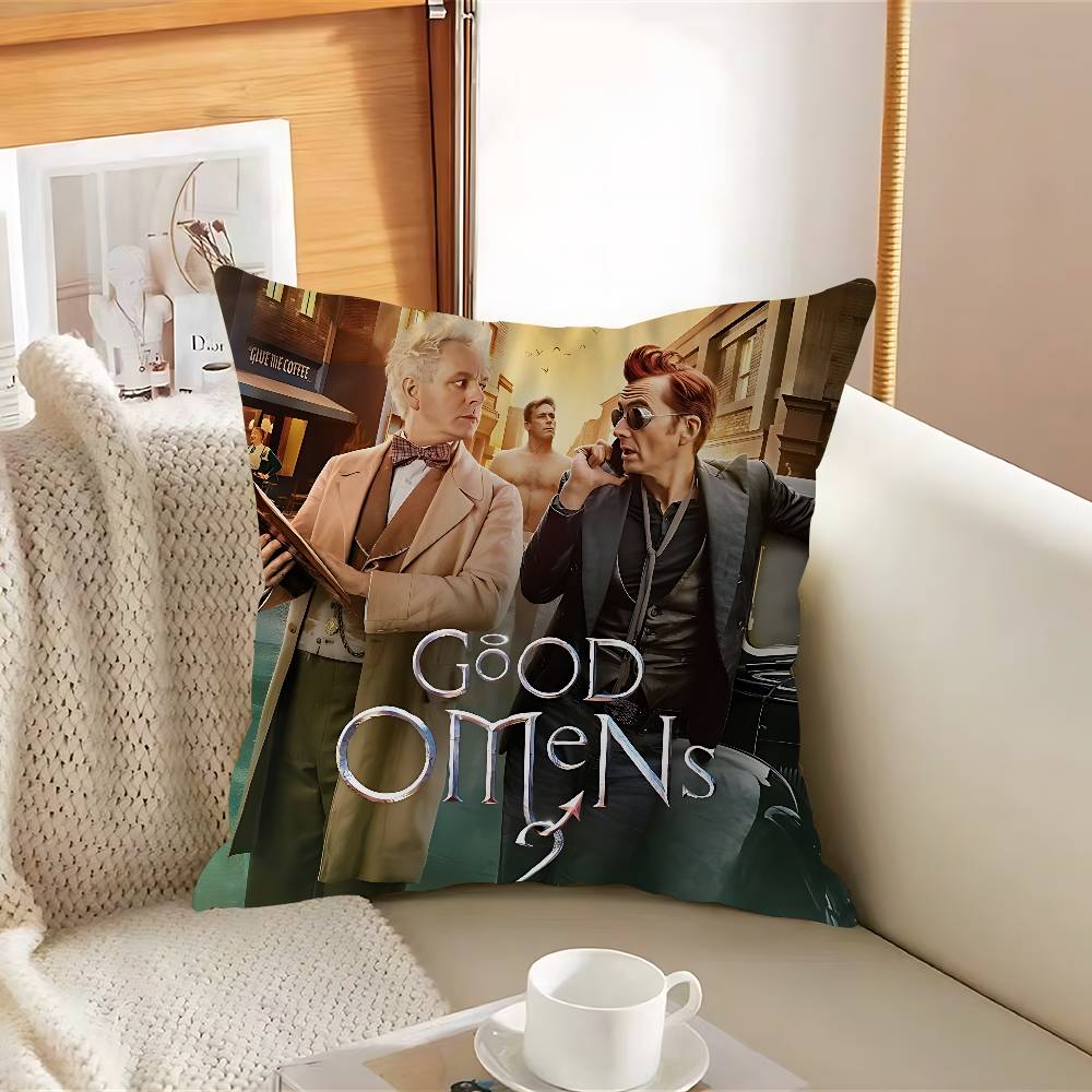 Klassische TV-Serie G-GoodS O-Omen Kissenbezug Abnehmbarer Waschbarer Kissenbezug – Ganzjährig Weiches Leinen