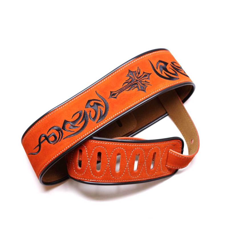 Matte Leather Soft Guitar Strap Adjustable Acoustic Electric Bass Strap Guitar Belt Guitar Parts