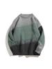 Men's High Street Gradient Sweater - Loose Knitwear for Autumn/Winter