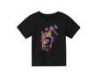 Watercolor Gymnastics Girl Printed New Children's Summer Fashion Polyester Comfortable Short Sleeve Top T-shirt