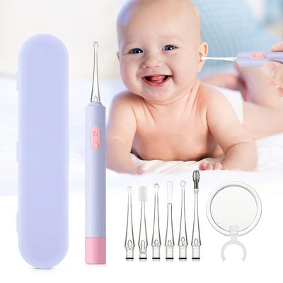 Cure-oreille lumineux LED Nettoyeur d'oreille pour bébé Endoscope Lampe stylo pour enfants Cuillère de nettoyage Curette d'oreille lumineuse Cuillère avec loupe Retrait du cérumen