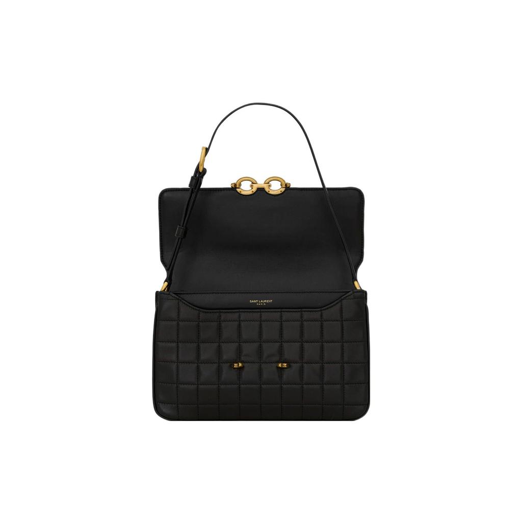 Saint Laurent Le Maillon Satchel Black Women Shoulder_bags 737354-AABVP-1000