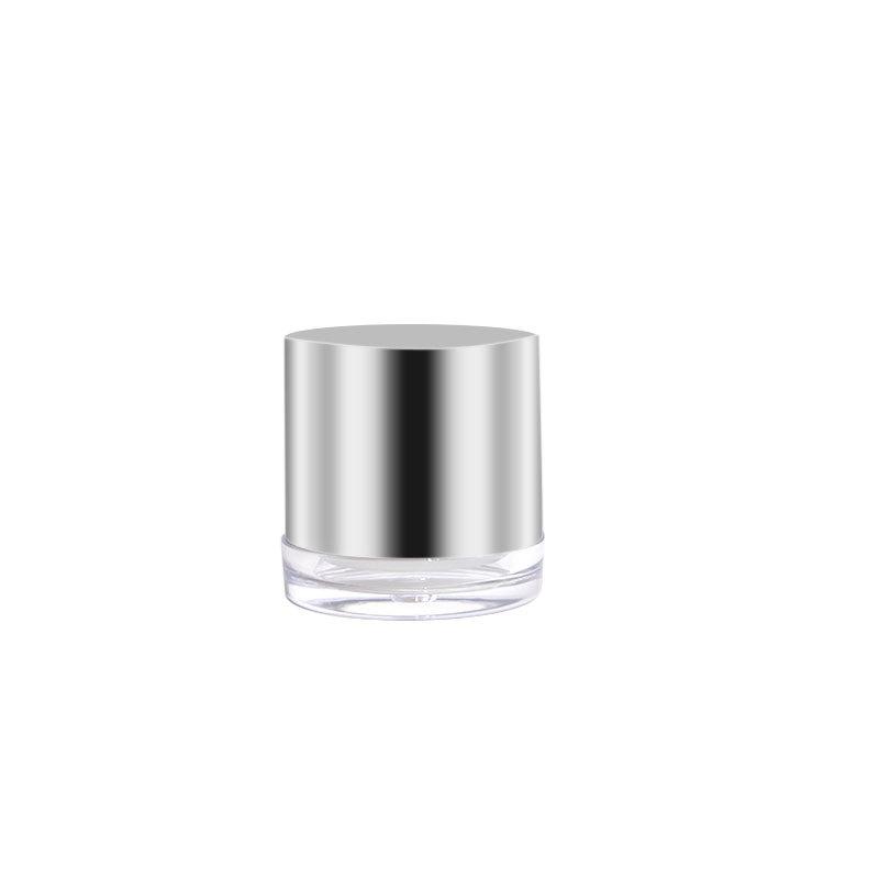 Aesthetic 20g 30g 50g Acrylic Cream Pot, Transparent Cylindrical Skincare Jar, Viral Refillable Cosmetic Packaging