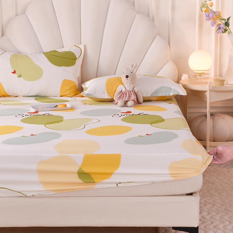Fitted Sheet Home Bed Cover Summer Spring Winter Mattress Covers With Elastic (Without Pillowcase)