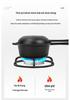 18cm Cast Iron Dual-Use Rust-Proof Enamel Pot/Frying Pan - Small Soup Pot