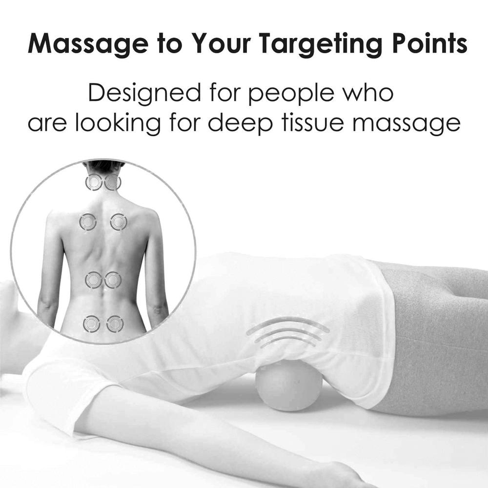 Tcare Erdnuss-Massageball - Doppelter Lacrosse-Massageball & Mobilitätsball für Physiotherapie - Tiefengewebsmassage-Tool Unisex