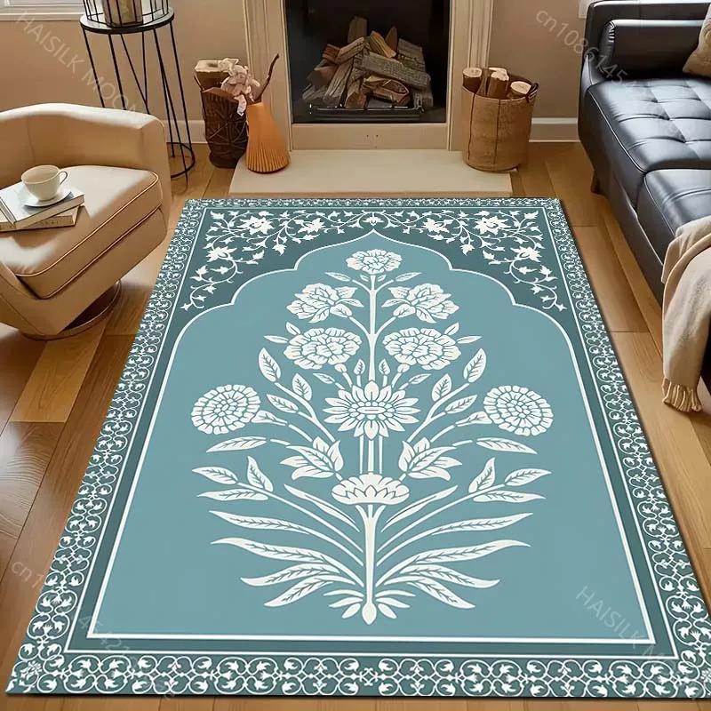 3D Colorful Islamic Style Pattern Carpet for Living Room Bedroom Sofa Doormat Decor Table Area Rug Non slip Floor Mat for Gifts