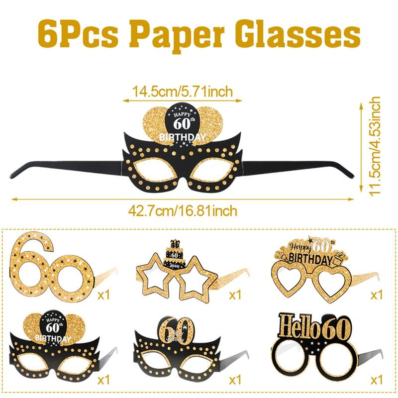 Birthday Party Funny Costume Glasses - Photo Prop & Party Decoration