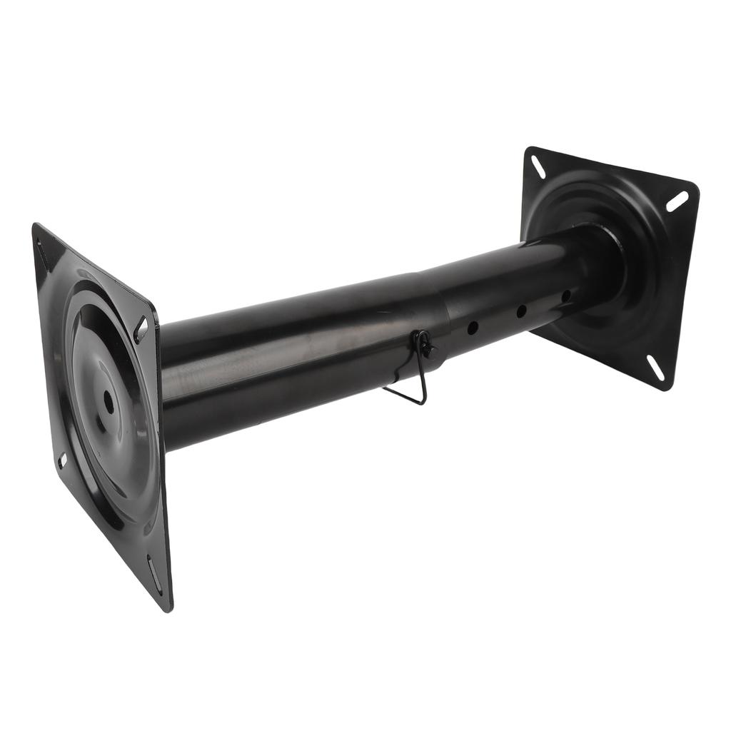 Boat Seat Base Pedestal 11.34 17.24in Adjustable Height Powder Coated Metal Black