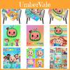 Coperta di Peluche Cocomelon per Bambini Copripiumino Colorato per Bambini Coperta Morbida Calda in Flanella
