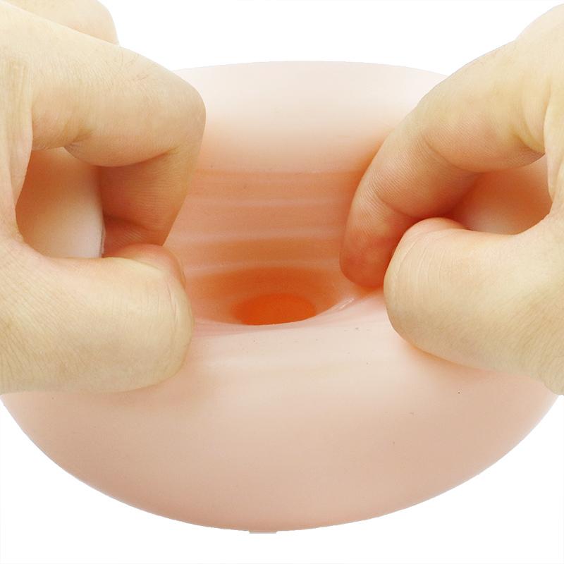 Girl"s Realistic Big Breast Artificial Ball Male Silicon Breast Masturbator Adult Products