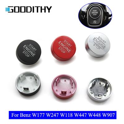 Start Stop Switch Auto Button Engine Ignition Cover Trim Strip For Benz A B V CLA Sprinter W177 W247 W447 W448 W118 W907 W910