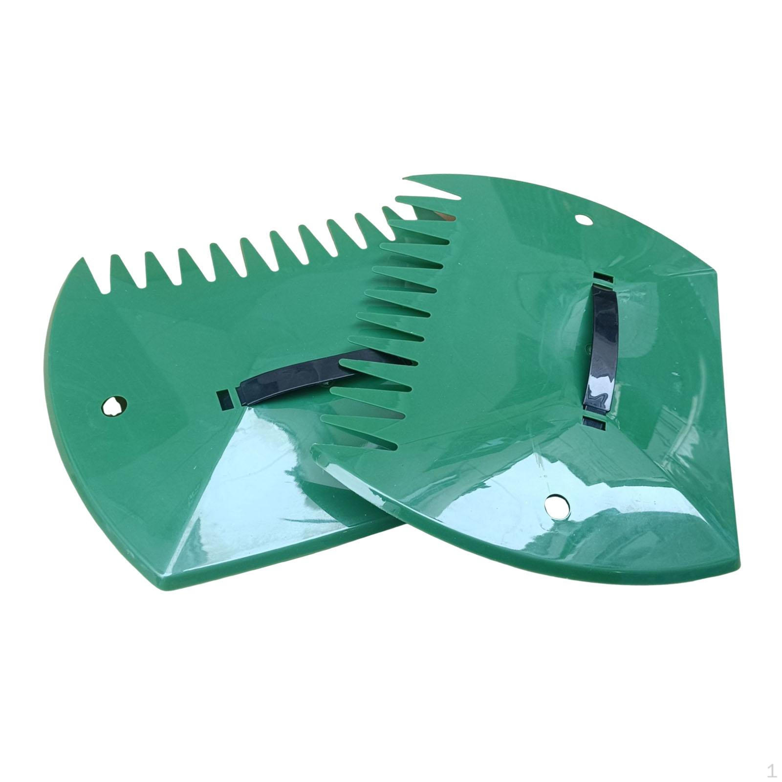 

Claws Leaf Grabbers Hand Rakes Gardening Tool for Spreading Mulch, Lawn Clippings Debris, Garden, Rectangle Dark Green