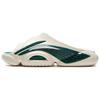Li Ning BadFive SLIDE OG Slip Resistant Abrasion Resistant Slide Slippers Men's Beige Green ABTV007-5