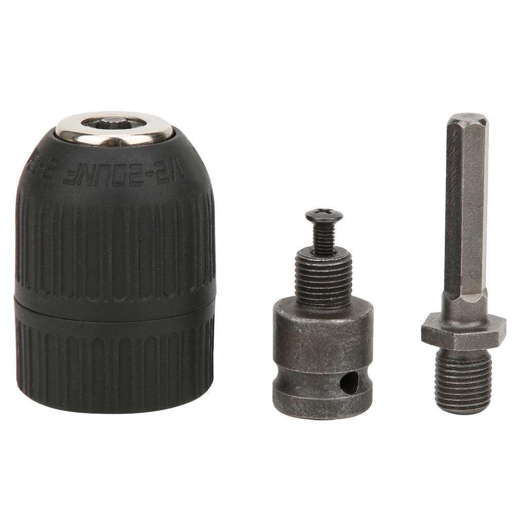 

12in Hex Shank Adapter Converter Handheld Electric Drill Chuck 213MM 1220UNF Thread