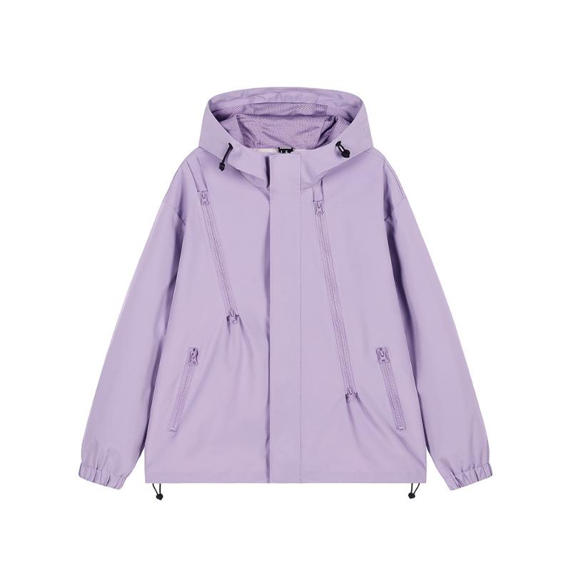 Spring New Outdoor Sports Solid Color Jacket for Men and Women