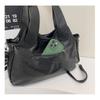 Multi Carry Faux Leather Handbag with Shoulder Crossbody and Handheld Options