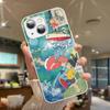 Cute P-Ponyo Movie On The Cliff Tempered Glass For Iphone 14 13 12 11 Pro Mini XS MAX 14Plus X XS XR Cover
